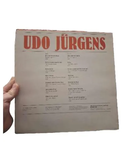 Udo Jürgens AMIGA LP Vinyl Schlager Hits DDR Deutschsprachig