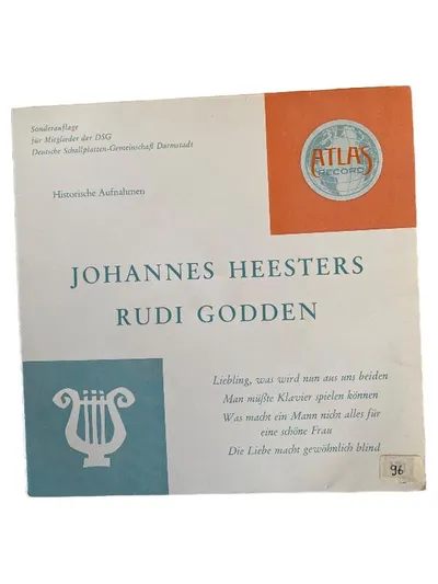 Johannes Heesters Rudi Godden Vinyl Schallplatte Atlas Record Historische