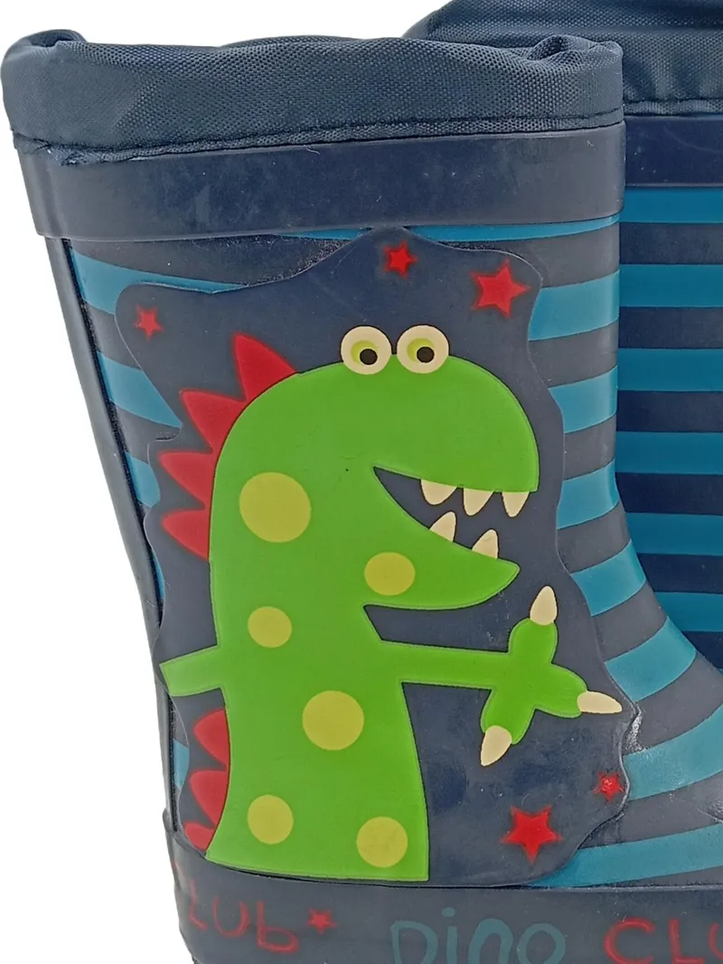 Cortina Kinder Gummistiefel Dino Club Gr. 20 Blau Dinosaurier 2