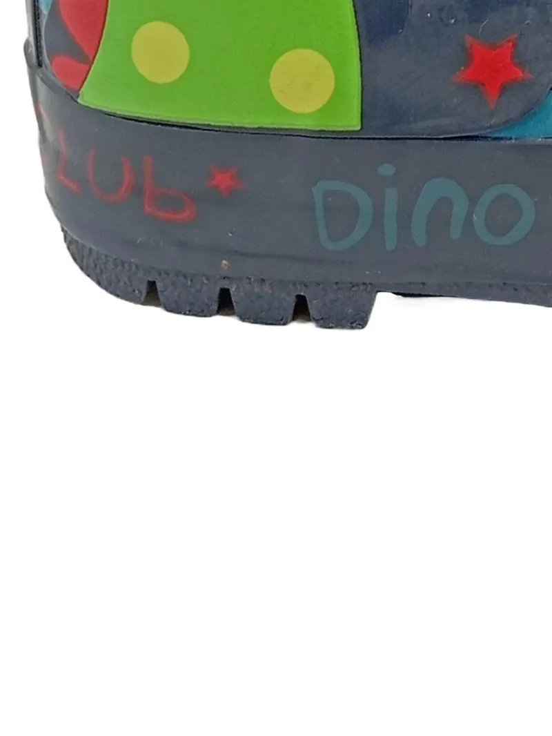 Cortina Kinder Gummistiefel Dino Club Gr. 20 Blau Dinosaurier 3