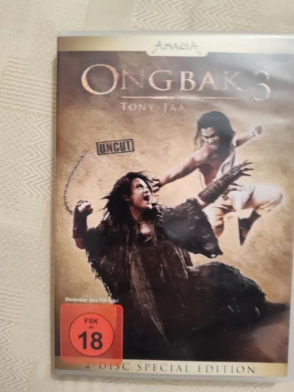 Amasia Ong-Bak 3 DVD Tony Jaa Kampfkunst Actionfilm FSK 18 Uncut 1