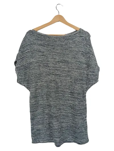 Noppies Damen Strickpullover Gr. S grau meliert Baumwolle Casual