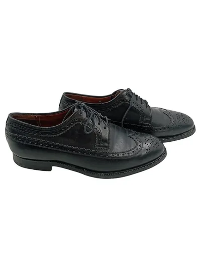 Church's Brogue Derby Herrenschuhe Leder Schwarz Gr. 41 Business