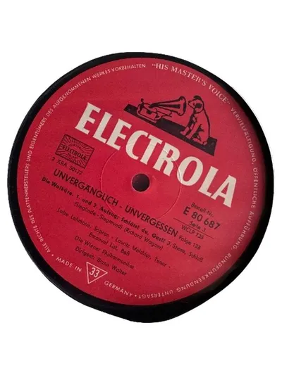 Electrola Unvergänglich Unvergessen Richard Wagner Serie 3 Vinyl LP 33