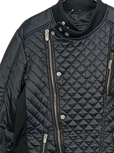 Zara Man Steppjacke Herren Gr. M Schwarz Freizeit Urban Gesteppt