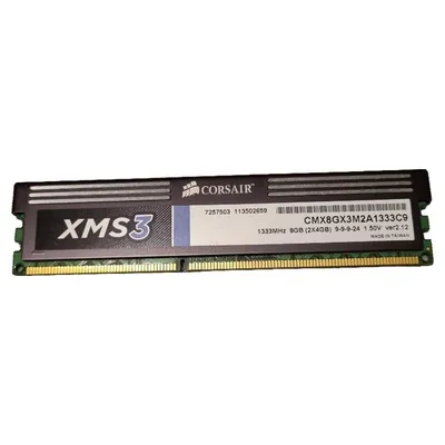 Corsair XMS3 Arbeitsspeicher 8GB DDR3 1333MHz PC3-10600 CL9 Desktop RAM