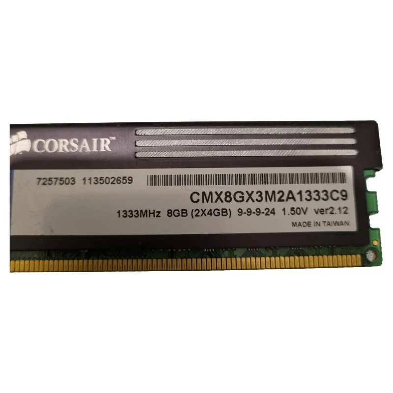 Corsair XMS3 Arbeitsspeicher 8GB DDR3 1333MHz PC3-10600 CL9 Desktop RAM 3