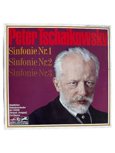 Melodia Eurodisc Tschaikowsky Sinfonien Nr. 1-3 Vinyl LP Box Klassik