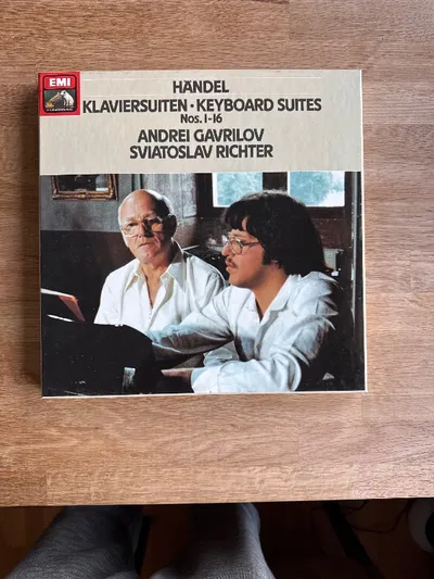 EMI Händel Klaviersuiten 1-16 Gavrilov Richter Vinyl LP Klassik