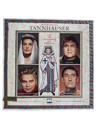 Richard Wagner Tannhäuser Vinyl LP Deutsche Staatsoper Berlin Fischer-Dieskau