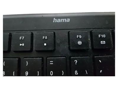 Hama Tastatur Wireless Kabellos QWERTZ Deutsch Layout Schwarz