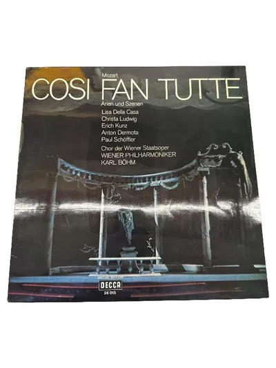 Mozart Cosi Fan Tutte Vinyl LP DECCA Karl Böhm Wiener Philharmoniker