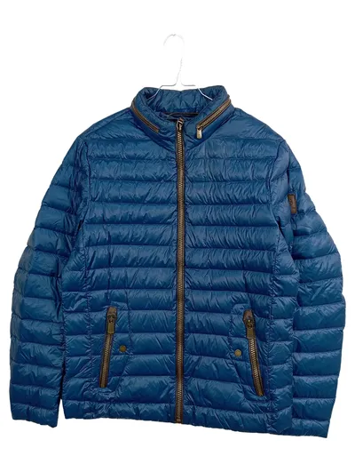 Milestone Steppjacke Herren Blau Gr. 50 L Casual Gesteppt Reißverschluss