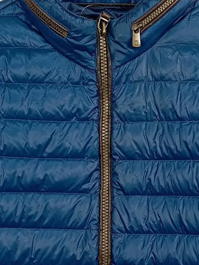 Milestone Steppjacke Herren Blau Gr. 50 L Casual Gesteppt Reißverschluss