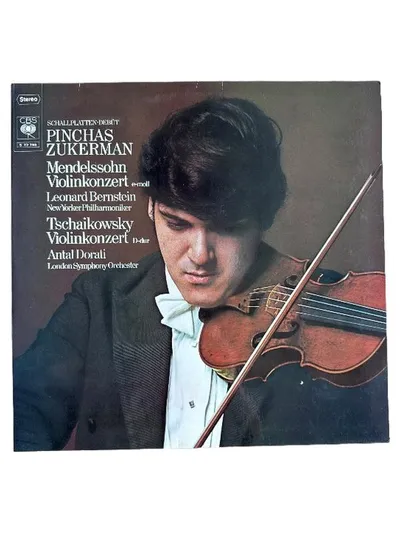 Pinchas Zukerman Mendelssohn Tschaikowsky Violinkonzert Vinyl LP CBS