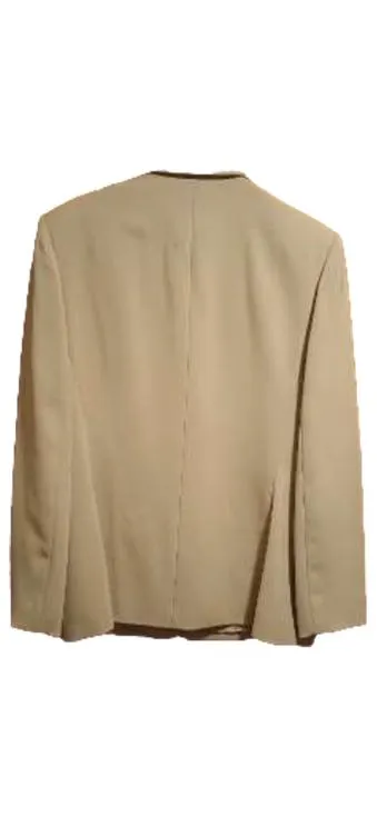 Ann Taylor Damen Blazer Beige Business Anzugjacke Gr. 42/XL Polyester