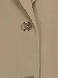Ann Taylor Damen Blazer Beige Business Anzugjacke Gr. 42/XL Polyester 5
