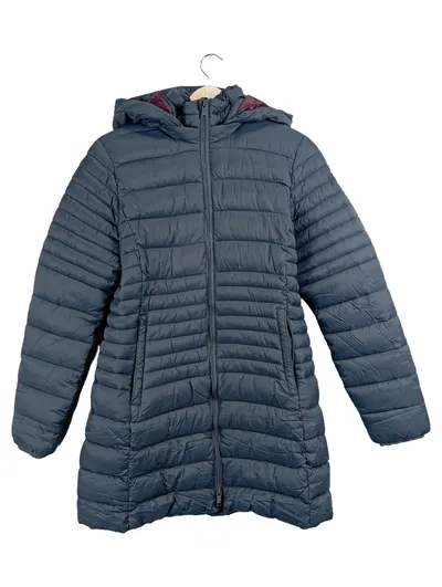 CMP Damen Steppjacke Steppmantel Kapuze Blau Gr. 38 M Outdoor