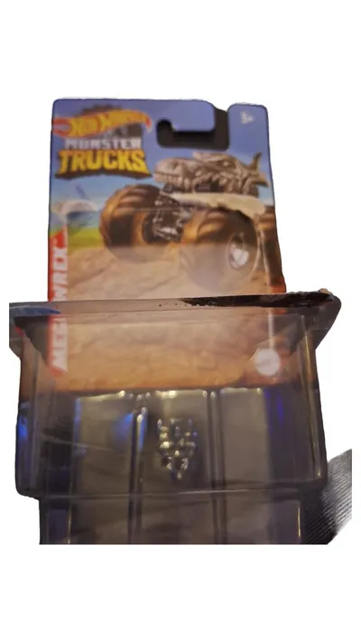 Hot Wheels Mega Wrex Monster Truck Krokodil Spielzeugauto Grau 7cm