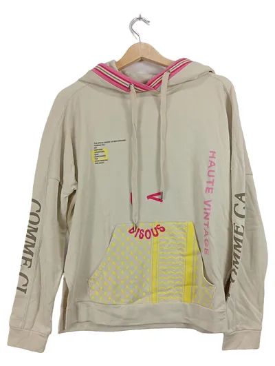 Smith & Soul Damen Hoodie Kapuzenpullover Gr. S Beige Pink Streetwear