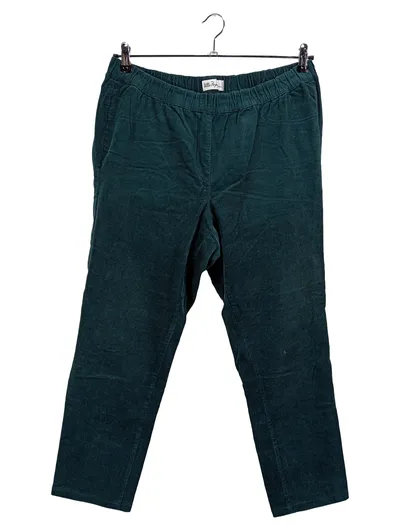 Ulla Popken Cordhose Damen Petrol Gr. 46 Stretch Baumwolle