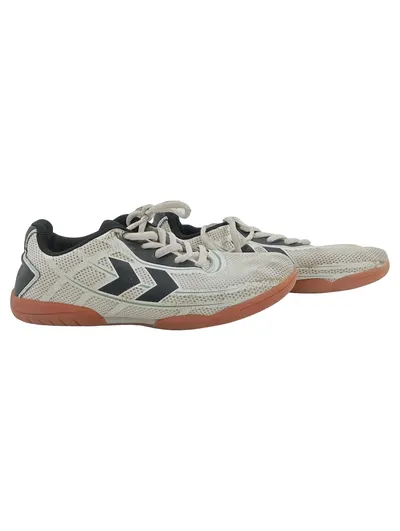 Hummel Hallenschuhe Sportschuhe Kinder Gr. 37 Weiß Schwarz Turnschuhe