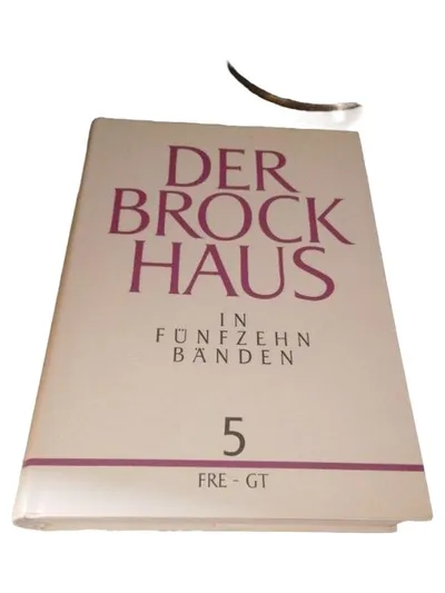 Brockhaus Enzyklopädie Band 5 FRE-GT Wissen Geschichte Geographie Hardcover