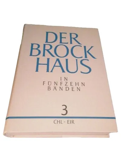 Brockhaus Enzyklopädie Band 3 CHL-EIR Wissen Geschichte Geographie Hardcover