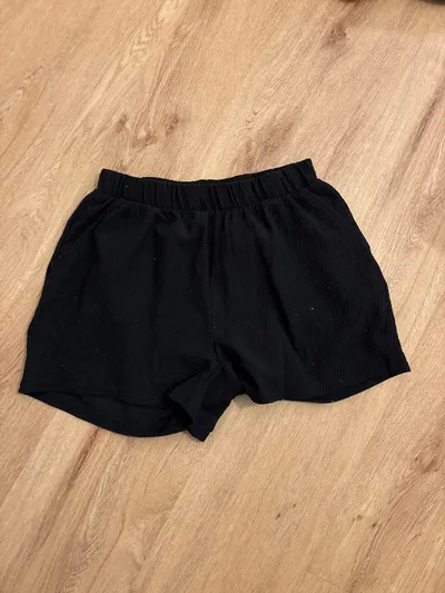 Blind Date Damen Shorts Schwarz Gr. M Elastisch Casual Kurze Hose