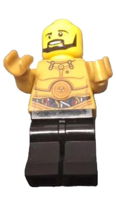 LEGO Star Wars C-3PO Minifigur Droide Goldener Protokolldroide