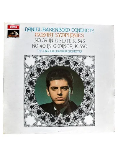 Mozart Symphonies No. 39 & 40 Daniel Barenboim Vinyl LP EMI