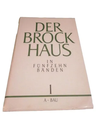 Brockhaus Enzyklopädie Band 1 A-BAU Hardcover Sachbuch Wissen Geschichte