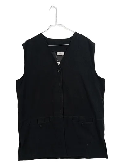 Barisal Damen Anzugweste Business Klassisch Schwarz Gr. 44/XXL