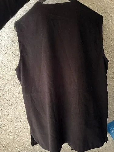 Barisal Damen Anzugweste Business Klassisch Schwarz Gr. 44/XXL