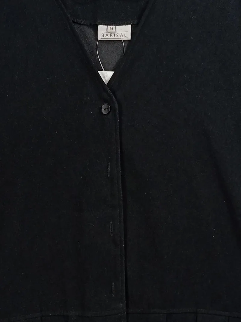 Barisal Damen Anzugweste Business Klassisch Schwarz Gr. 44/XXL 4