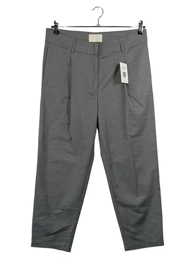 Jane Lushka Stoffhose Damen Gr. L/40 Grau Business Elegant