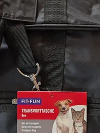 FIT+FUN Ben Transportbox Hund Katze Schwarz 47x29 cm 4
