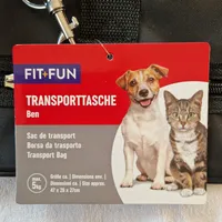 FIT+FUN Ben Transportbox Hund Katze Schwarz 47x29 cm 6