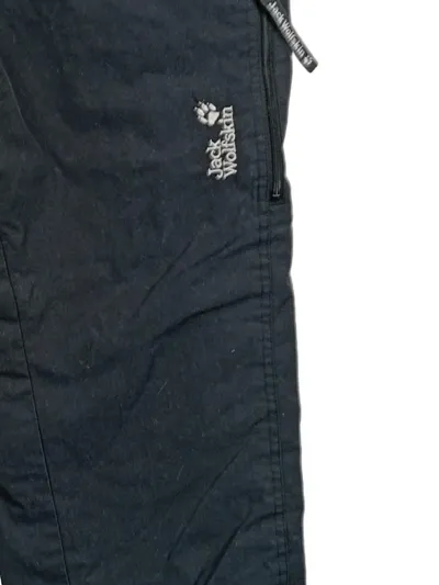 Jack Wolfskin Outdoorhose Damen Wanderhose Trekking Polyester Grau Gr. 36