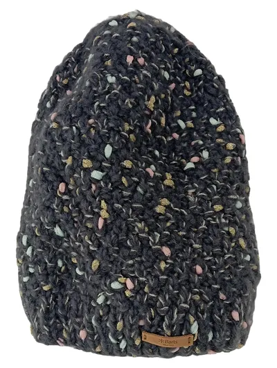 Barts Strickmütze Damen Grau Meliert Beanie Winter Mütze