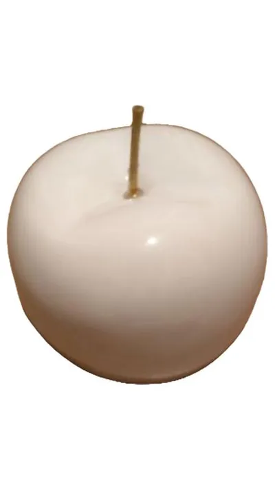 Depot RSG2124270 Dekofigur Apfel Keramik Weiß 12cm Minimalistisch