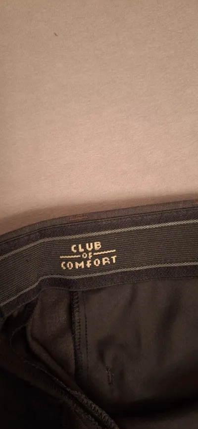 Club of Comfort Herren Anzughose Grau Gr. 52 W36 Business Klassisch