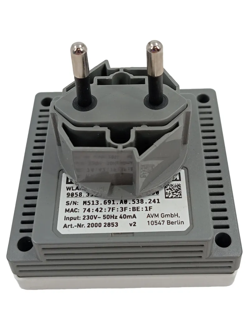 AVM FRITZ!Repeater 600 WLAN Repeater Verstärker Weiß 2,4GHz 2