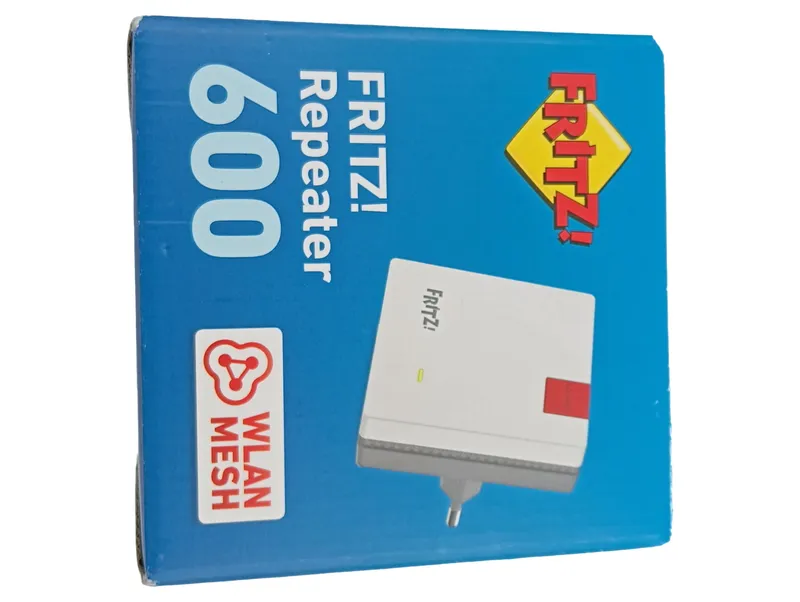 AVM FRITZ!Repeater 600 WLAN Repeater Verstärker Weiß 2,4GHz 4