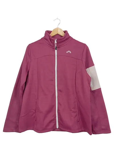CRIVIT Damen Trainingsjacke Fleecejacke Rosa Gr. S Sportjacke