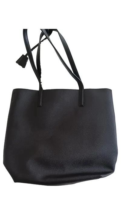 Michael Kors Tote Bag Henkeltasche Damen Schwarz Leder Shopper