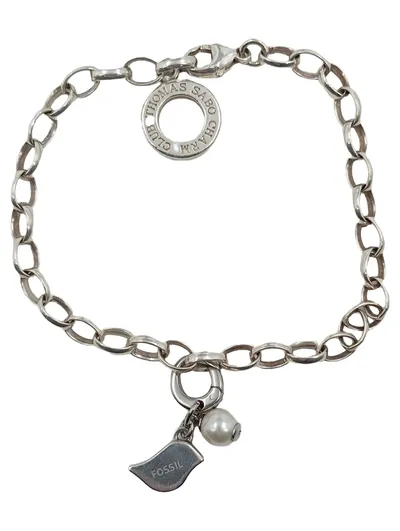 Thomas Sabo Charm Club Armband Sterlingsilber Damen Vogel Perle 21cm