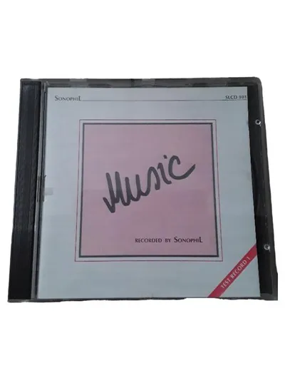 Music - Sonophil CD Test Record 1 Elektronische Musik