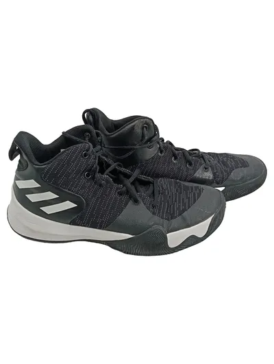 Adidas Basketballschuhe Herren Gr. 43 Grau Schwarz Weiß Sportschuhe