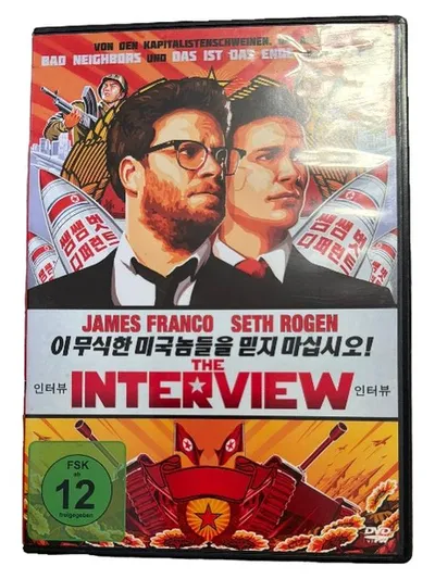 The Interview DVD James Franco Seth Rogen Komödie Film FSK 12
